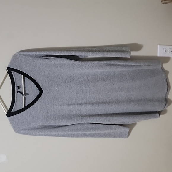 🔥 LA CLASSE COUTURE Regular fit Midi Dress in Gray - Med. In good condition - Picture 6 of 8